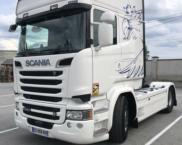 Белый Сканиа R 580, объемом двигателя 16.4 л и пробегом 580 тыс. км за 47000 $, фото 1 на Automoto.ua