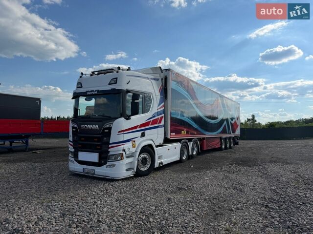 Белый Сканиа R 580, объемом двигателя 16.35 л и пробегом 466 тыс. км за 75797 $, фото 1 на Automoto.ua