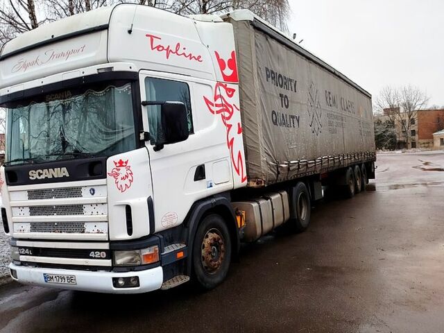 Белый Сканиа Р, объемом двигателя 12 л и пробегом 600 тыс. км за 5500 $, фото 1 на Automoto.ua