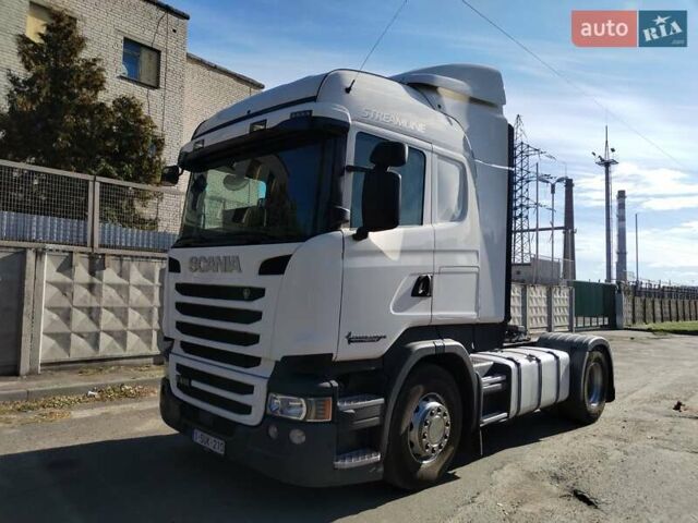 Белый Сканиа R 410, объемом двигателя 0 л и пробегом 713 тыс. км за 34400 $, фото 1 на Automoto.ua