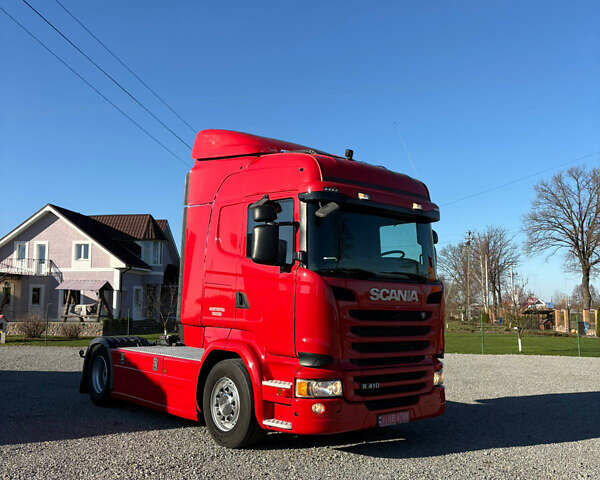 Красный Сканиа R 410, объемом двигателя 12.7 л и пробегом 700 тыс. км за 34000 $, фото 1 на Automoto.ua