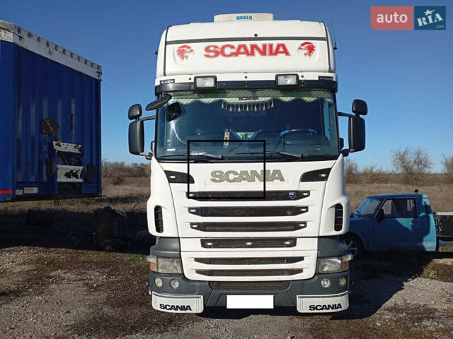 Белый Сканиа R 450, объемом двигателя 12.74 л и пробегом 1 тыс. км за 19000 $, фото 1 на Automoto.ua