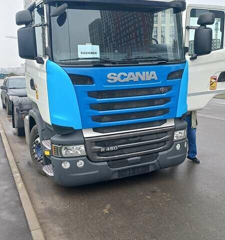 Белый Сканиа R 450, объемом двигателя 12.74 л и пробегом 485 тыс. км за 55000 $, фото 1 на Automoto.ua