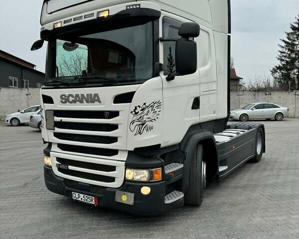 Белый Сканиа R 450, объемом двигателя 13 л и пробегом 990 тыс. км за 27500 $, фото 1 на Automoto.ua