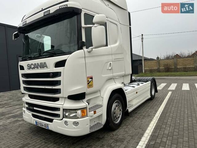 Белый Сканиа R 450, объемом двигателя 12 л и пробегом 800 тыс. км за 28888 $, фото 1 на Automoto.ua