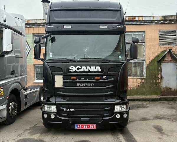 Черный Сканиа R 450, объемом двигателя 12.7 л и пробегом 803 тыс. км за 38646 $, фото 1 на Automoto.ua