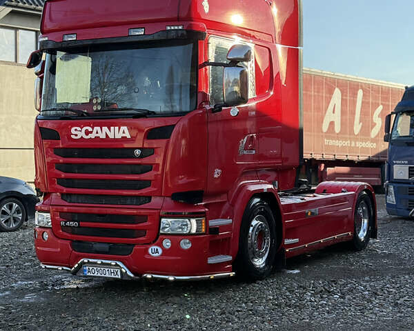 Червоний Сканіа R 450, об'ємом двигуна 12.74 л та пробігом 999 тис. км за 38000 $, фото 1 на Automoto.ua