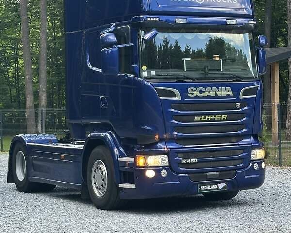 Синий Сканиа R 450, объемом двигателя 0 л и пробегом 990 тыс. км за 39949 $, фото 1 на Automoto.ua