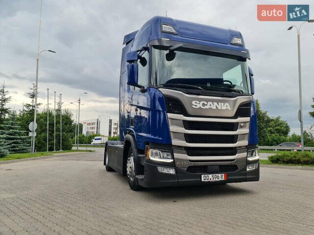 Синий Сканиа R 450, объемом двигателя 12.7 л и пробегом 811 тыс. км за 56900 $, фото 1 на Automoto.ua