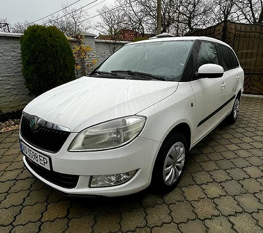 Белый Шкода Фабия, объемом двигателя 1.6 л и пробегом 175 тыс. км за 5900 $, фото 1 на Automoto.ua