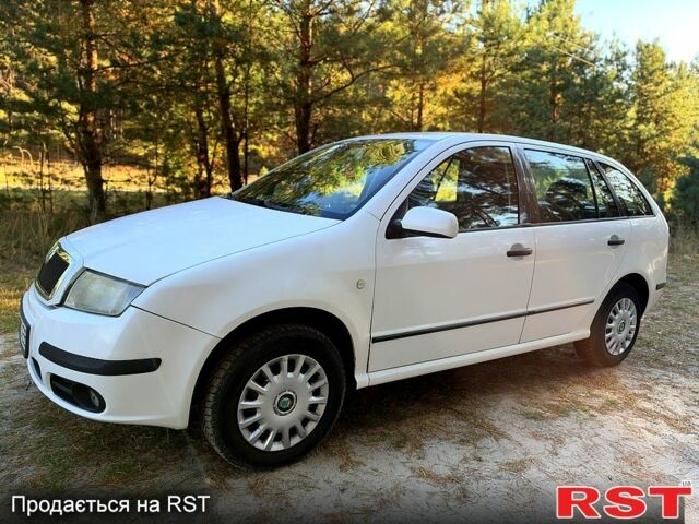 Білий Шкода Фабія, об'ємом двигуна 1.2 л та пробігом 214 тис. км за 3450 $, фото 1 на Automoto.ua