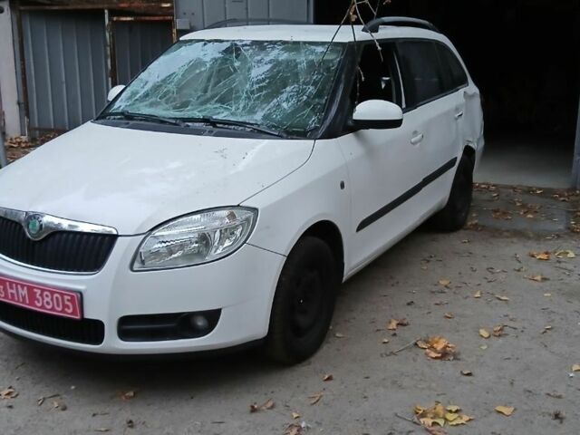 Белый Шкода Фабия, объемом двигателя 1.6 л и пробегом 223 тыс. км за 2500 $, фото 1 на Automoto.ua