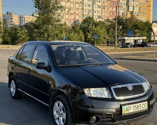 Черный Шкода Фабия, объемом двигателя 1.2 л и пробегом 239 тыс. км за 3500 $, фото 1 на Automoto.ua