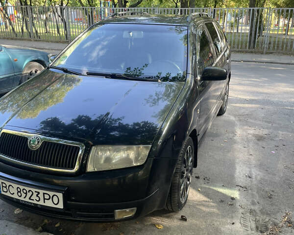 Черный Шкода Фабия, объемом двигателя 1.9 л и пробегом 350 тыс. км за 5700 $, фото 1 на Automoto.ua