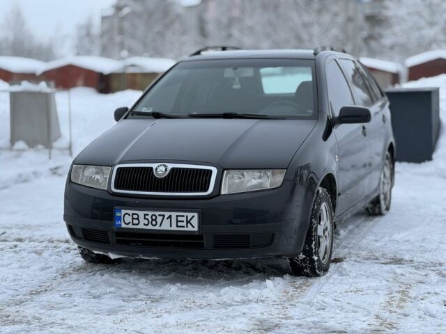 Черный Шкода Фабия, объемом двигателя 1.9 л и пробегом 287 тыс. км за 3499 $, фото 1 на Automoto.ua