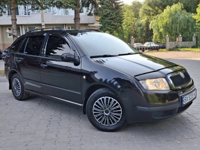 Чорний Шкода Фабія, об'ємом двигуна 1.4 л та пробігом 249 тис. км за 3600 $, фото 1 на Automoto.ua