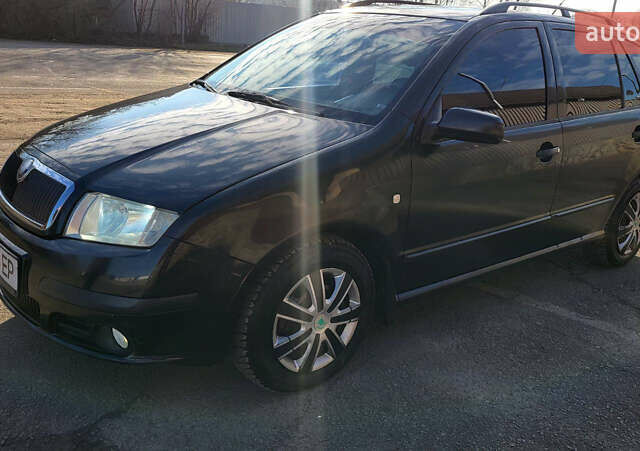 Черный Шкода Фабия, объемом двигателя 1.39 л и пробегом 225 тыс. км за 4300 $, фото 1 на Automoto.ua