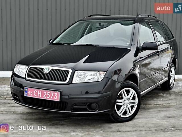 Чорний Шкода Фабія, об'ємом двигуна 1.4 л та пробігом 197 тис. км за 4780 $, фото 1 на Automoto.ua