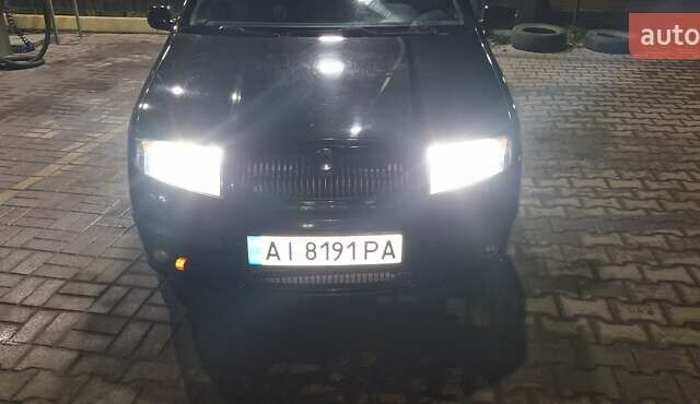 Черный Шкода Фабия, объемом двигателя 1.39 л и пробегом 250 тыс. км за 4300 $, фото 1 на Automoto.ua