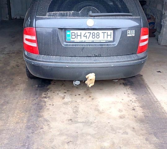 Черный Шкода Фабия, объемом двигателя 1.4 л и пробегом 294 тыс. км за 5100 $, фото 1 на Automoto.ua