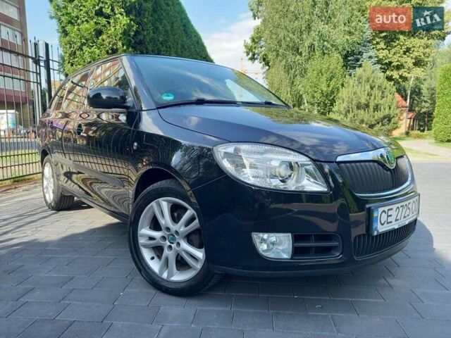 Черный Шкода Фабия, объемом двигателя 1.6 л и пробегом 210 тыс. км за 6500 $, фото 1 на Automoto.ua