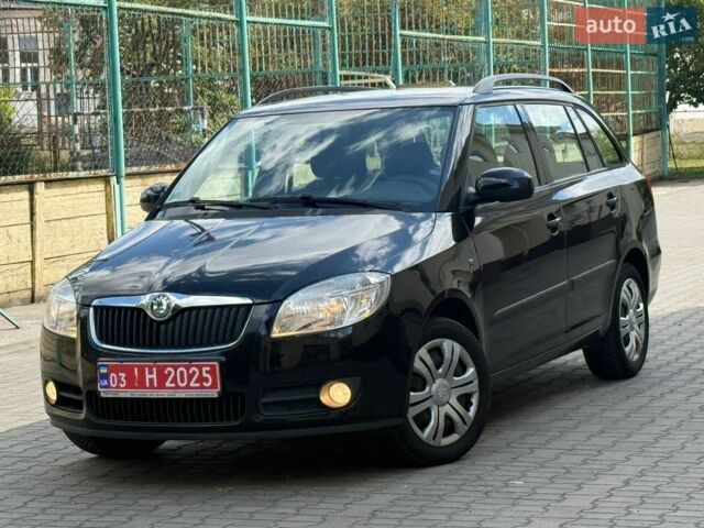 Черный Шкода Фабия, объемом двигателя 1.39 л и пробегом 186 тыс. км за 5550 $, фото 1 на Automoto.ua