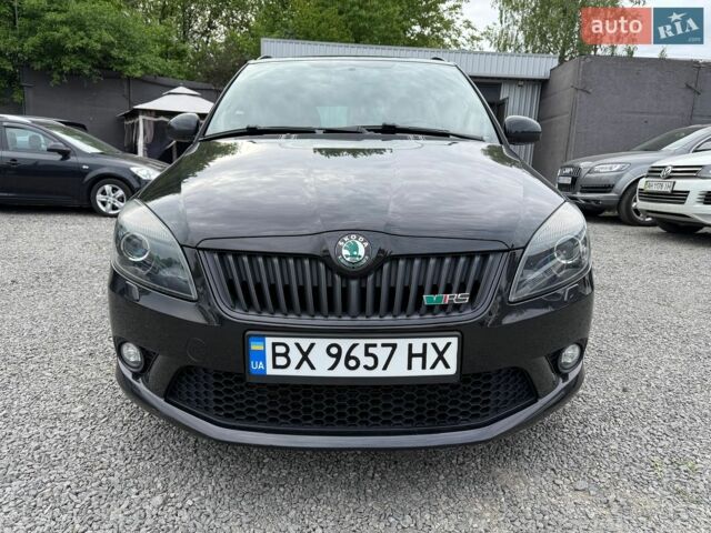 Черный Шкода Фабия, объемом двигателя 1.4 л и пробегом 152 тыс. км за 8399 $, фото 1 на Automoto.ua
