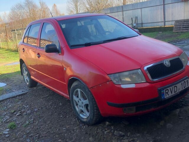 Красный Шкода Фабия, объемом двигателя 1.4 л и пробегом 1 тыс. км за 1100 $, фото 1 на Automoto.ua