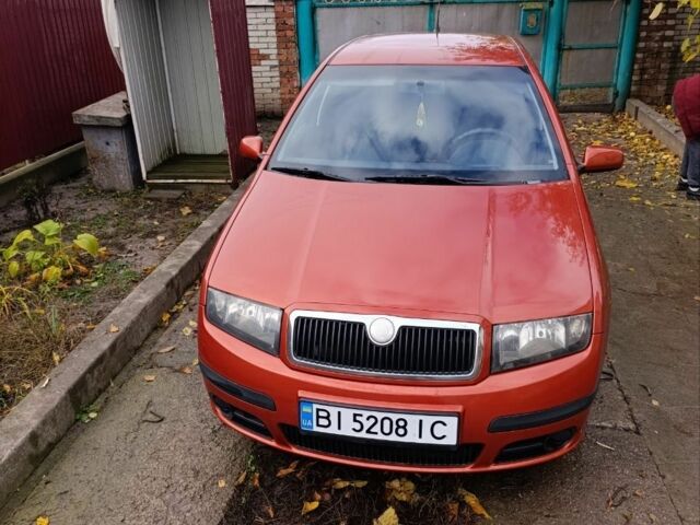 Червоний Шкода Фабія, об'ємом двигуна 1.2 л та пробігом 188 тис. км за 3800 $, фото 1 на Automoto.ua