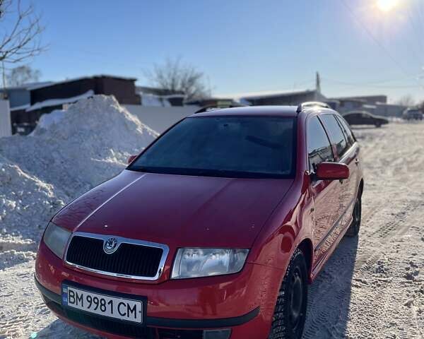 Червоний Шкода Фабія, об'ємом двигуна 1.39 л та пробігом 200 тис. км за 3800 $, фото 1 на Automoto.ua