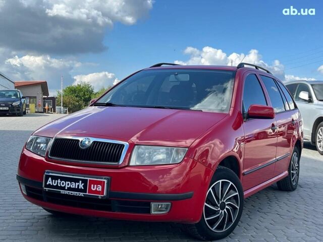 Червоний Шкода Фабія, об'ємом двигуна 1.4 л та пробігом 282 тис. км за 4890 $, фото 1 на Automoto.ua