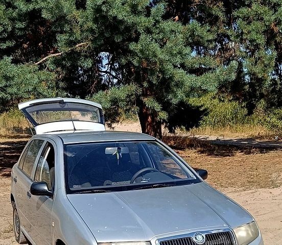 Серый Шкода Фабия, объемом двигателя 1.2 л и пробегом 177 тыс. км за 3100 $, фото 1 на Automoto.ua