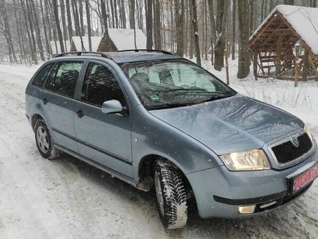Серый Шкода Фабия, объемом двигателя 1.4 л и пробегом 215 тыс. км за 4350 $, фото 1 на Automoto.ua