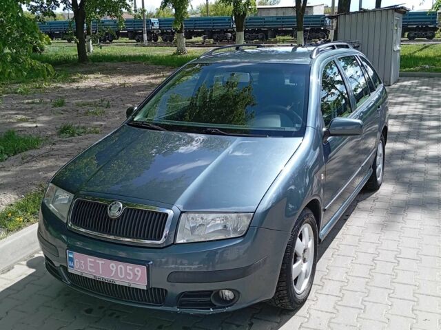 Серый Шкода Фабия, объемом двигателя 1.4 л и пробегом 188 тыс. км за 4850 $, фото 1 на Automoto.ua