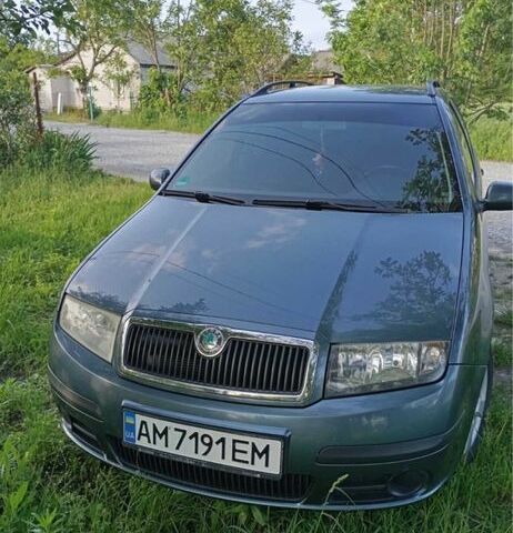 Серый Шкода Фабия, объемом двигателя 1.4 л и пробегом 270 тыс. км за 4250 $, фото 1 на Automoto.ua