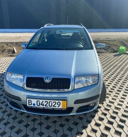 Серый Шкода Фабия, объемом двигателя 1.39 л и пробегом 190 тыс. км за 4850 $, фото 1 на Automoto.ua