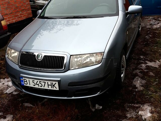 Серый Шкода Фабия, объемом двигателя 1.4 л и пробегом 165 тыс. км за 4450 $, фото 1 на Automoto.ua