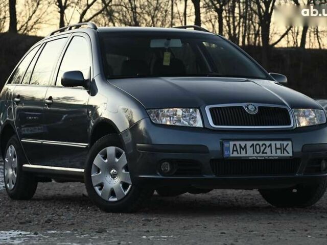 Шкода Фабия 2005 в Бердичеве на Automoto.ua Серый Шкода Фабия, объемом двигателя 1.4 л и пробегом 273 тыс. км за 4400 $, фото 1 на Automoto.ua