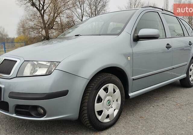 Серый Шкода Фабия, объемом двигателя 1.4 л и пробегом 194 тыс. км за 4900 $, фото 1 на Automoto.ua