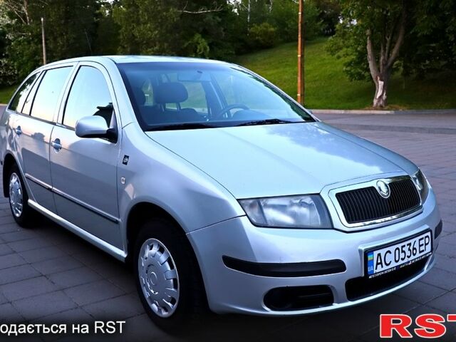 Серый Шкода Фабия, объемом двигателя 1.4 л и пробегом 165 тыс. км за 4999 $, фото 1 на Automoto.ua