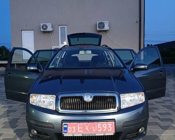 Сірий Шкода Фабія, об'ємом двигуна 1.4 л та пробігом 193 тис. км за 4800 $, фото 1 на Automoto.ua