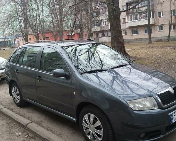Серый Шкода Фабия, объемом двигателя 1.39 л и пробегом 250 тыс. км за 4600 $, фото 1 на Automoto.ua