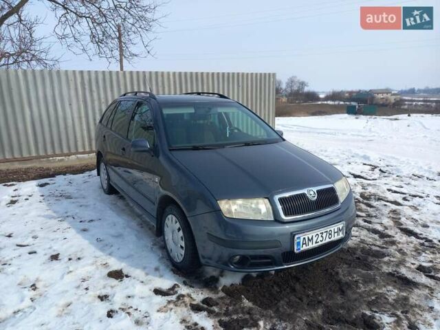 Серый Шкода Фабия, объемом двигателя 1.39 л и пробегом 222 тыс. км за 4800 $, фото 1 на Automoto.ua