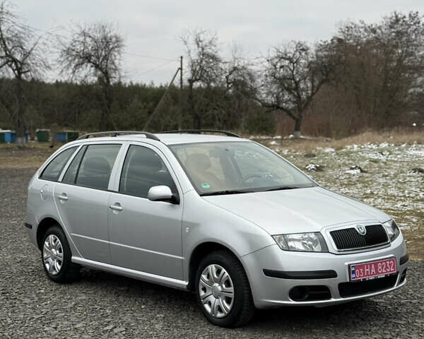 Серый Шкода Фабия, объемом двигателя 1.4 л и пробегом 118 тыс. км за 4750 $, фото 1 на Automoto.ua