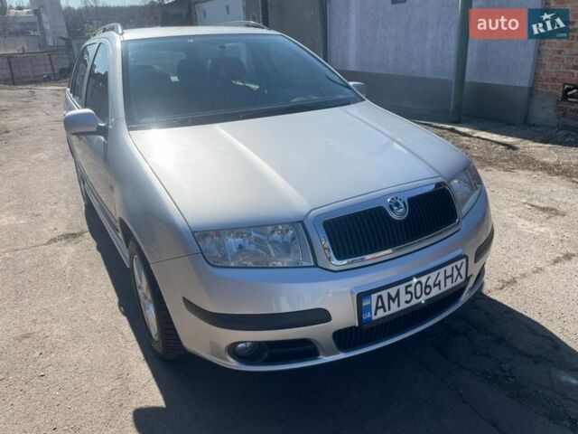 Серый Шкода Фабия, объемом двигателя 1.39 л и пробегом 212 тыс. км за 4750 $, фото 1 на Automoto.ua