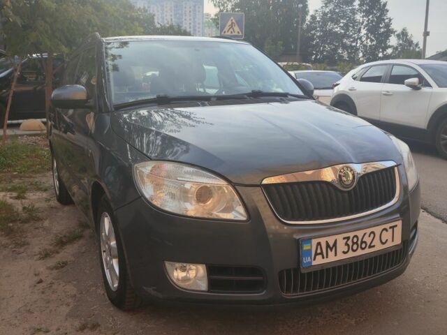 Серый Шкода Фабия, объемом двигателя 1.6 л и пробегом 285 тыс. км за 5300 $, фото 1 на Automoto.ua