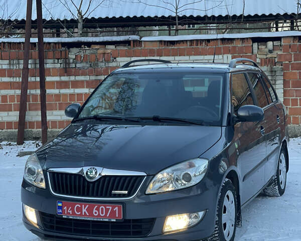 Серый Шкода Фабия, объемом двигателя 1.2 л и пробегом 219 тыс. км за 5399 $, фото 1 на Automoto.ua