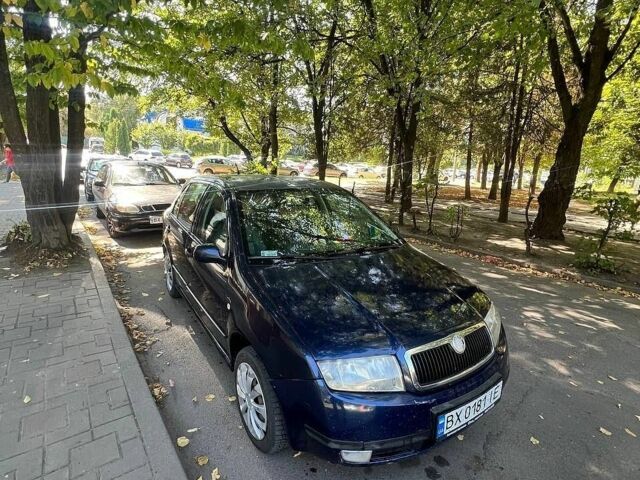Синий Шкода Фабия, объемом двигателя 1.9 л и пробегом 300 тыс. км за 2700 $, фото 1 на Automoto.ua