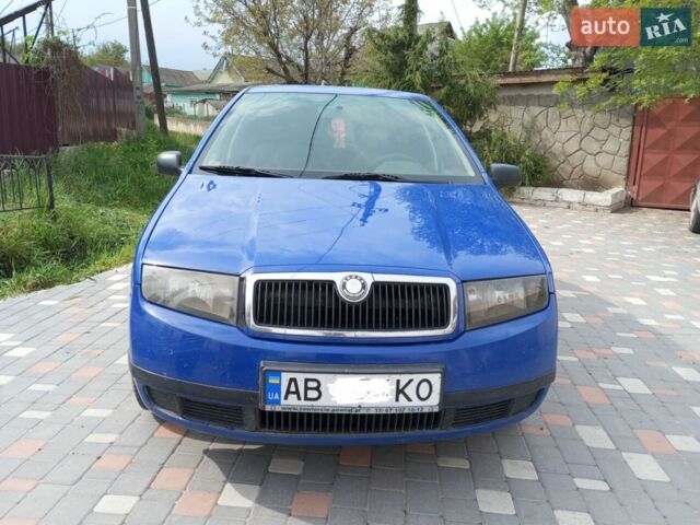 Синий Шкода Фабия, объемом двигателя 1.4 л и пробегом 250 тыс. км за 3200 $, фото 1 на Automoto.ua