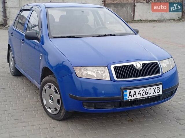 Синій Шкода Фабія, об'ємом двигуна 1.4 л та пробігом 198 тис. км за 3000 $, фото 1 на Automoto.ua